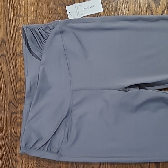 Yogalicious lux harmony flare leggings, xl,  quiet shade gray - Picture 3 of 9